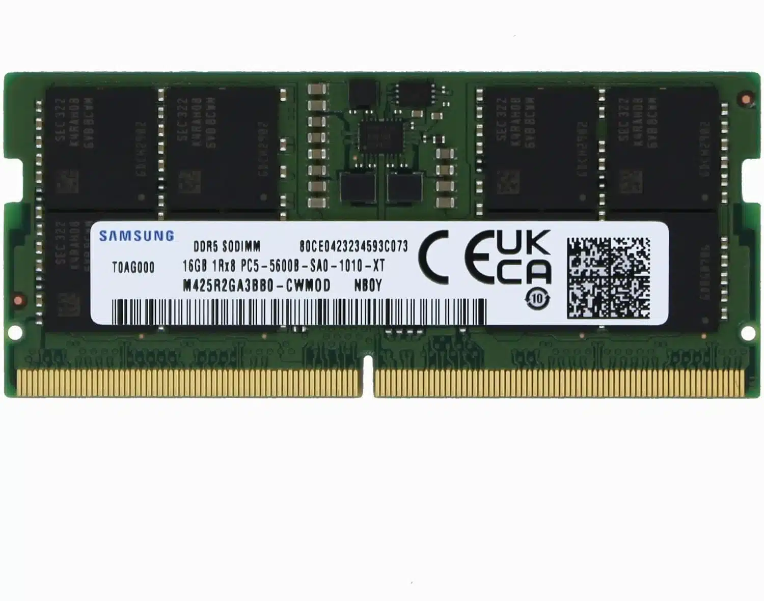Samsung 16GB (1x16GB) DDR5 5600MHz Memory for laptop