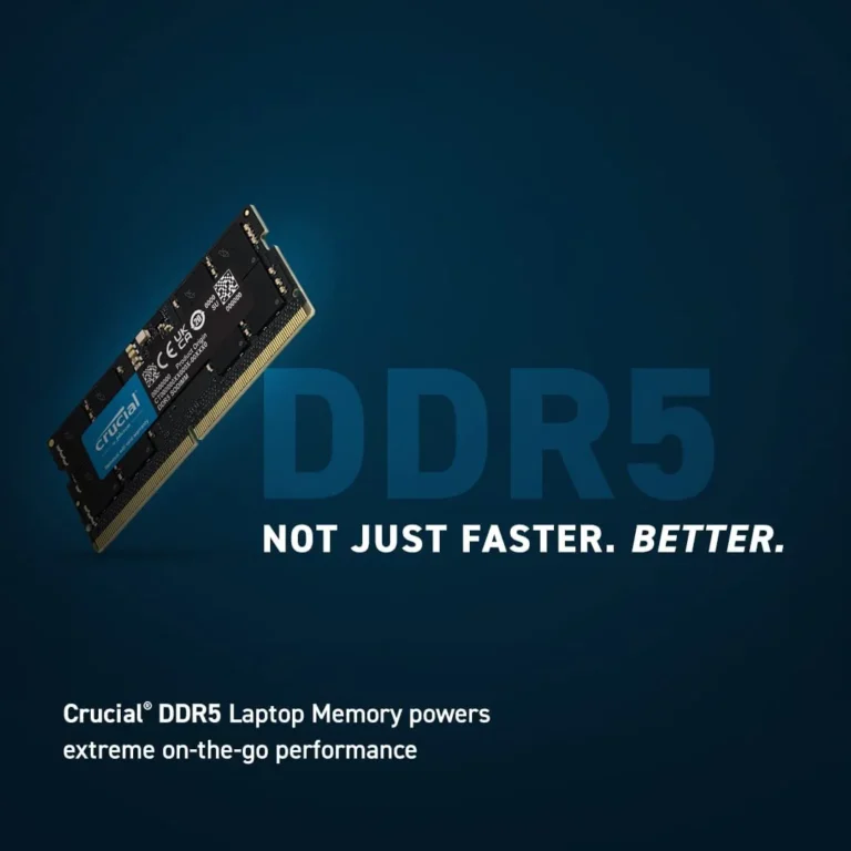 Crucial RAM 32GB ნაკრები (2x16GB) DDR5 4800MHz
