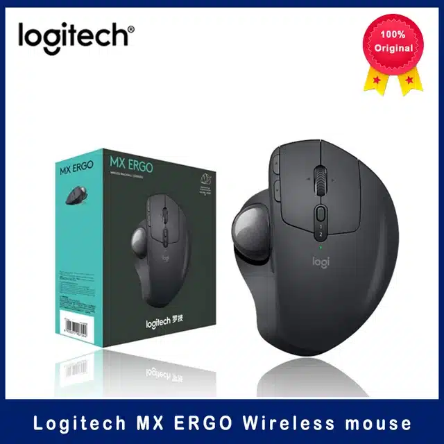 Logitech MX ERGO Plus Advanced უსადენო ტრეკბოლის მაუსი