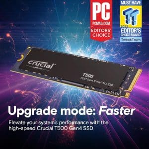 Твердотельный накопитель Crucial T500 Pro 2TB скорость 7400 Мб игровой ssd
