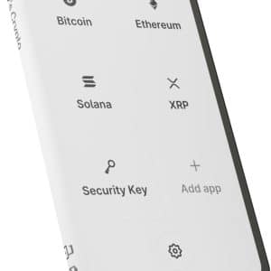 Ledger STAX - криптокошелек нового поколения с сенсорным экраном и изогнутым E Ink дисплеем (графит)