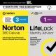 Norton 360 (3 устройства) + VPN с LifeLock Identity Advisor (1 взрослый) Интернет-безопасность + защита от мошенничества