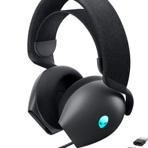 Беспроводная игровая гарнитура Alienware Tri-Mode AW725H | Dark Side of the Moon | Поддержка Dolby Atmos