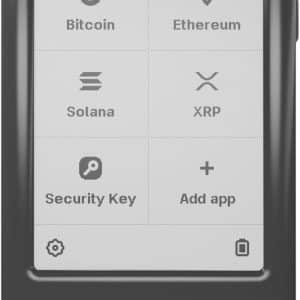 Аппаратный криптокошелек Ledger Nano Gen5 | 2,8" E-Ink Touchscreen | Black