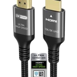 Ubluker 10K 8K 4K HDMI Cable 48Gbps 6.6 FT
