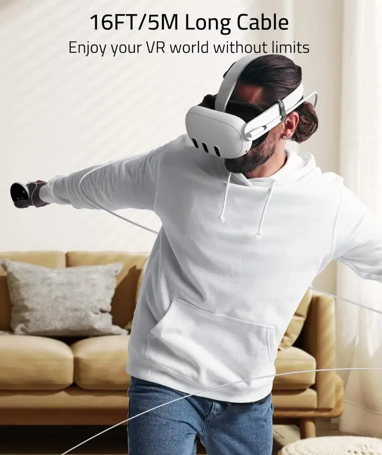 Link Cable 16 FT Compatible with Meta/Oculus Quest 3, Quest2