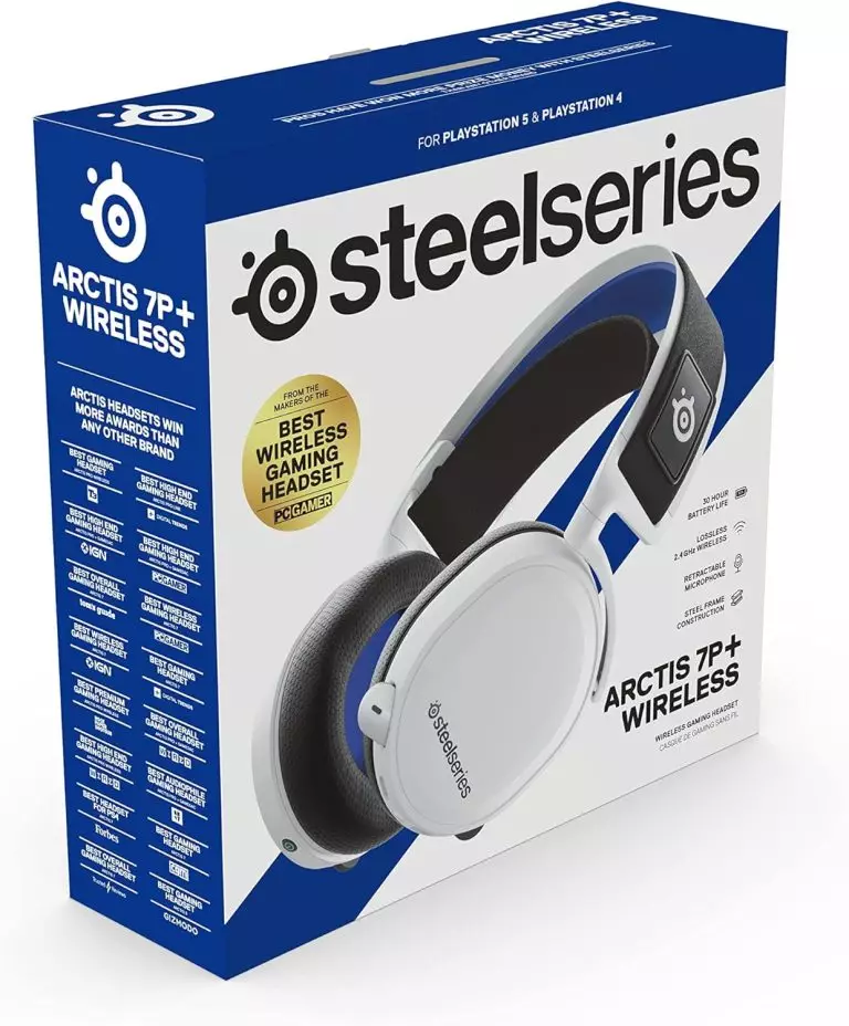 SteelSeries Arctis 7P+ უსადენო სათამაშო ყურსასმენი