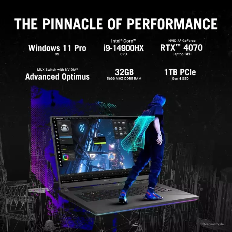 ASUS ROG Strix G18 Nebula 240Hz i9-14900HX 32GB RAM 1TB SSD RTX 4070