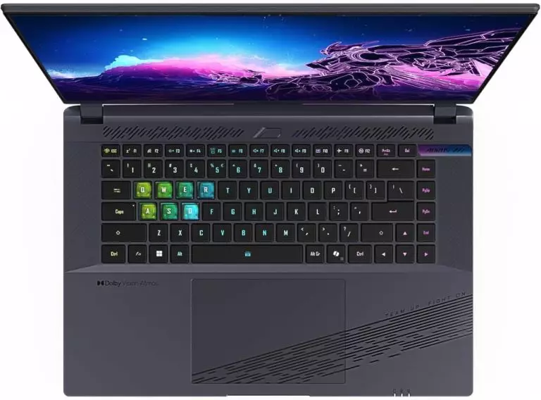 GIGABYTE AORUS 16X RTX 4070 Intel Core i7-14650HX 32GB DDR5 ოპერატიული მეხსიერება 1TB SSD