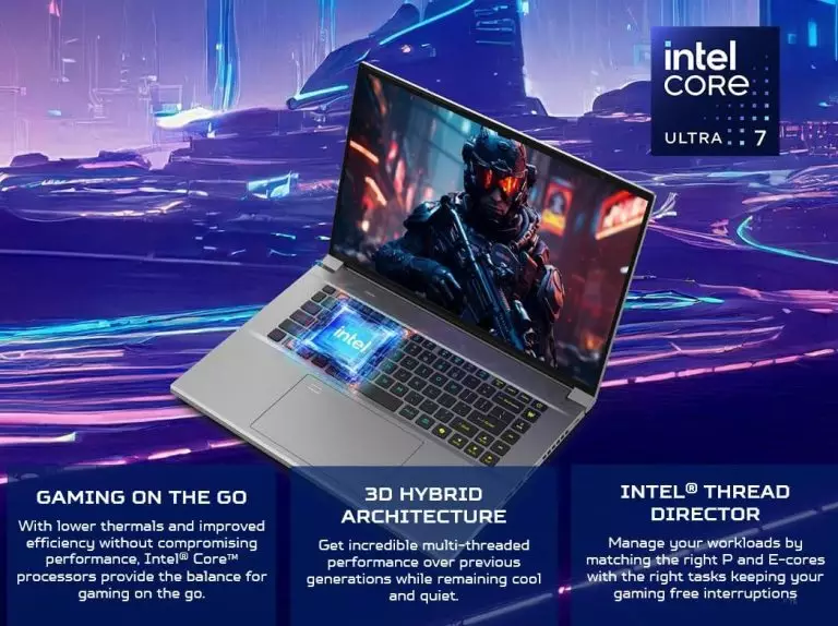 Acer Predator Triton Neo 16 RTX 4060 16GB LPDDR5X 1TB SSD Ultra 7 155H