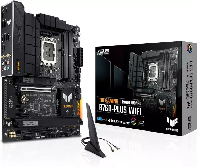 ASUS TUF B760-PLUS WiFi – Intel DDR5 ATX დედა დაფა